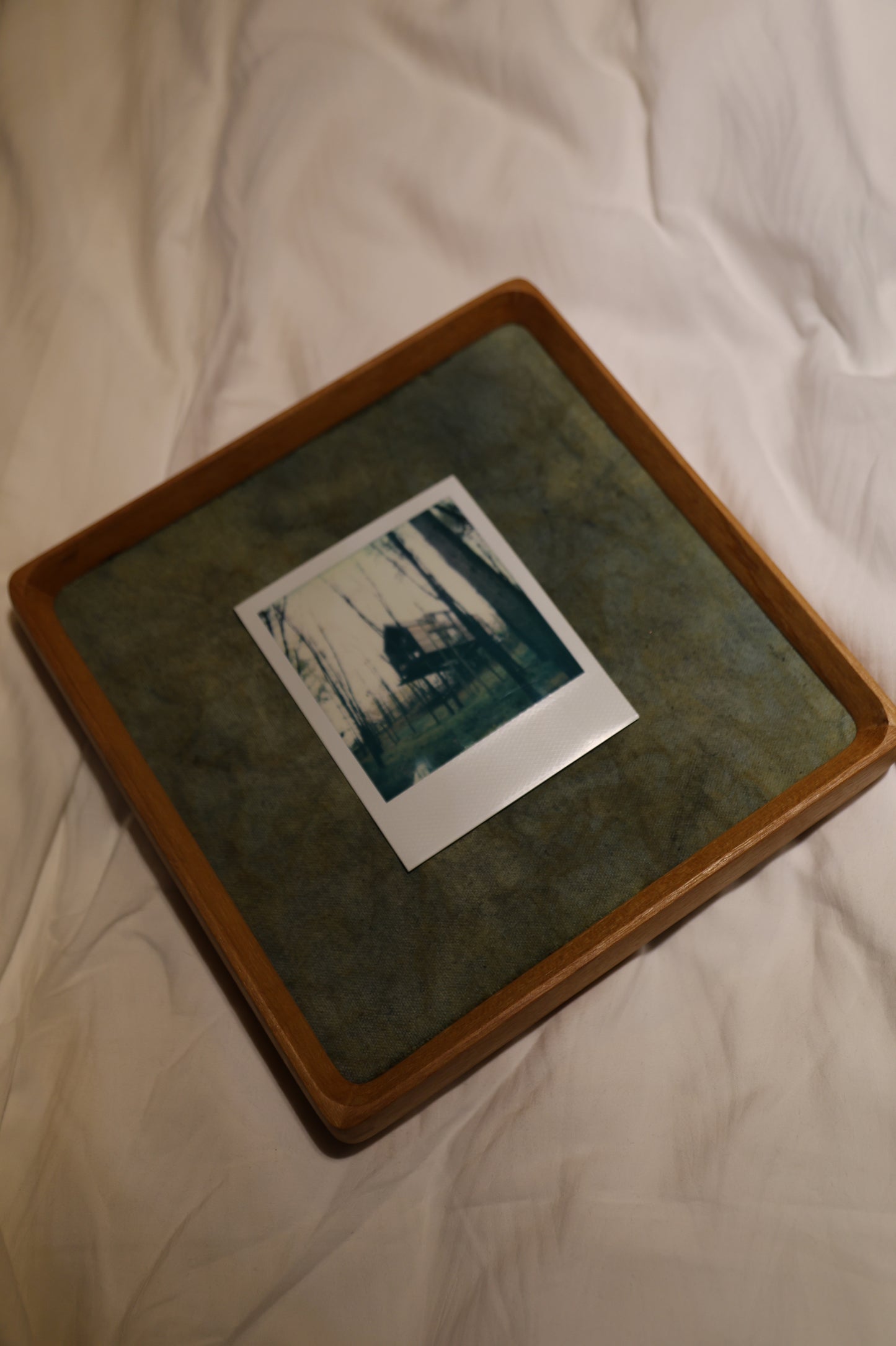 Polaroid 8x8" Teak Wood Frame: The Treehouse