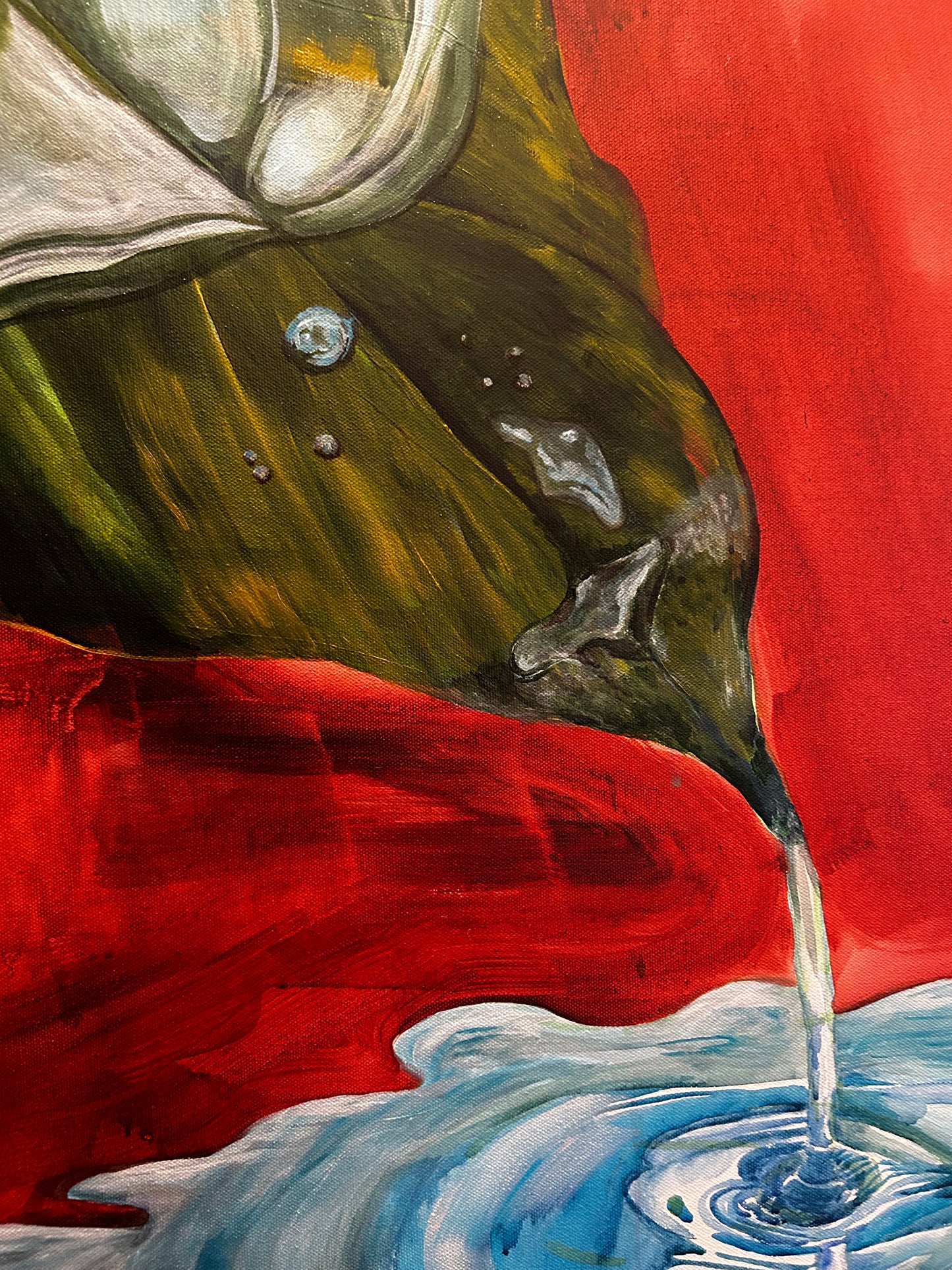 "A Trimming" Original Painting
