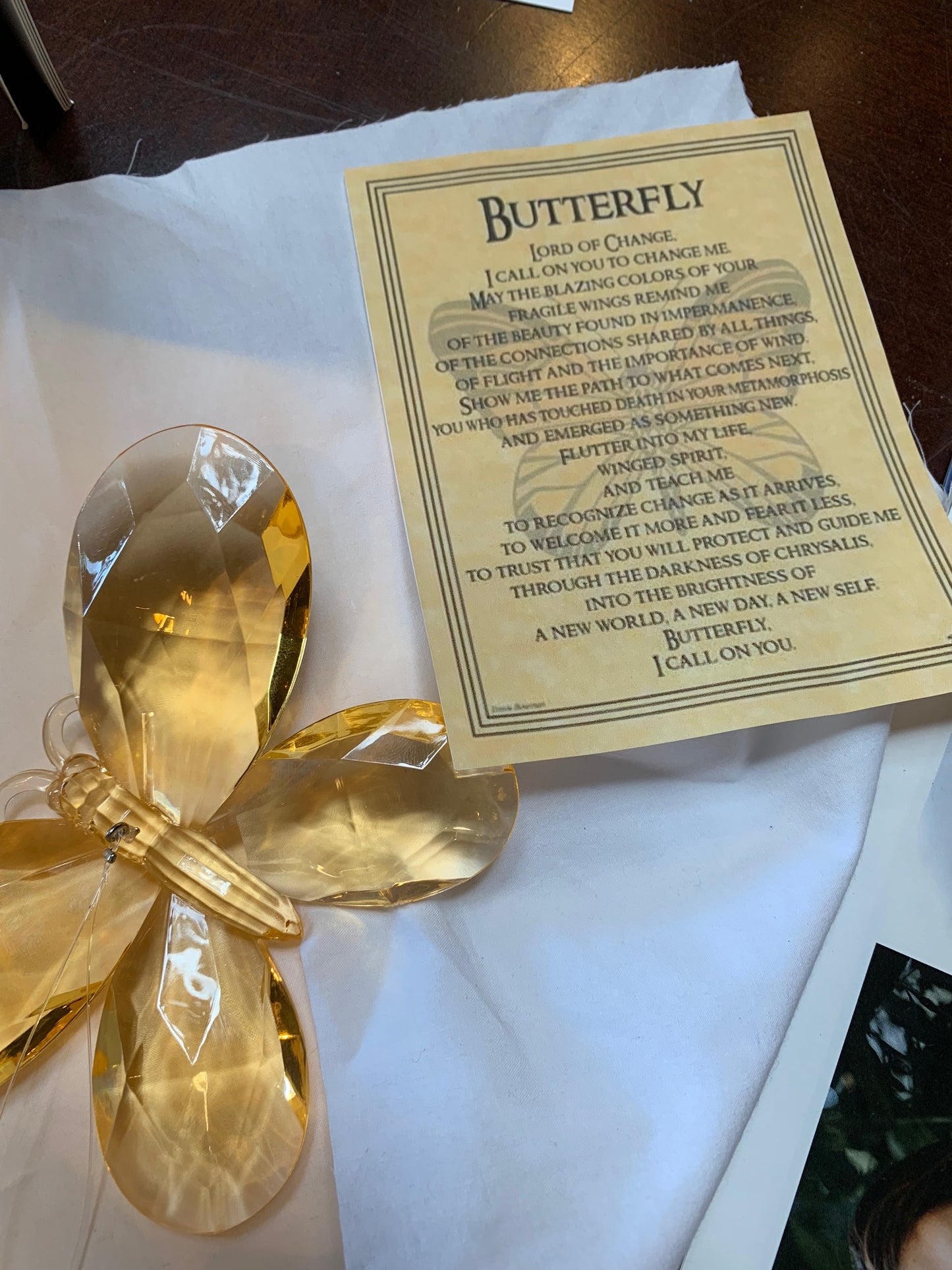 "Golden Butterfly" Original Artwork