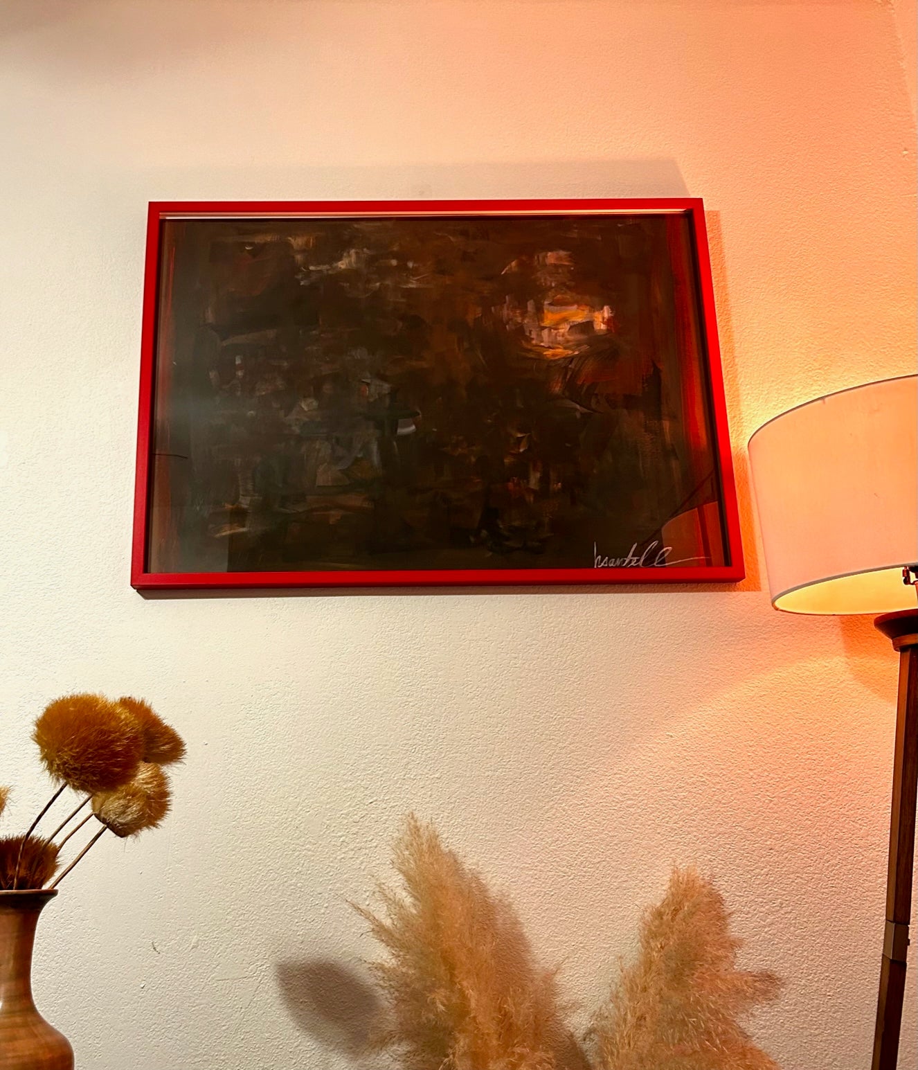 "Strawberry Moon" Original Painting