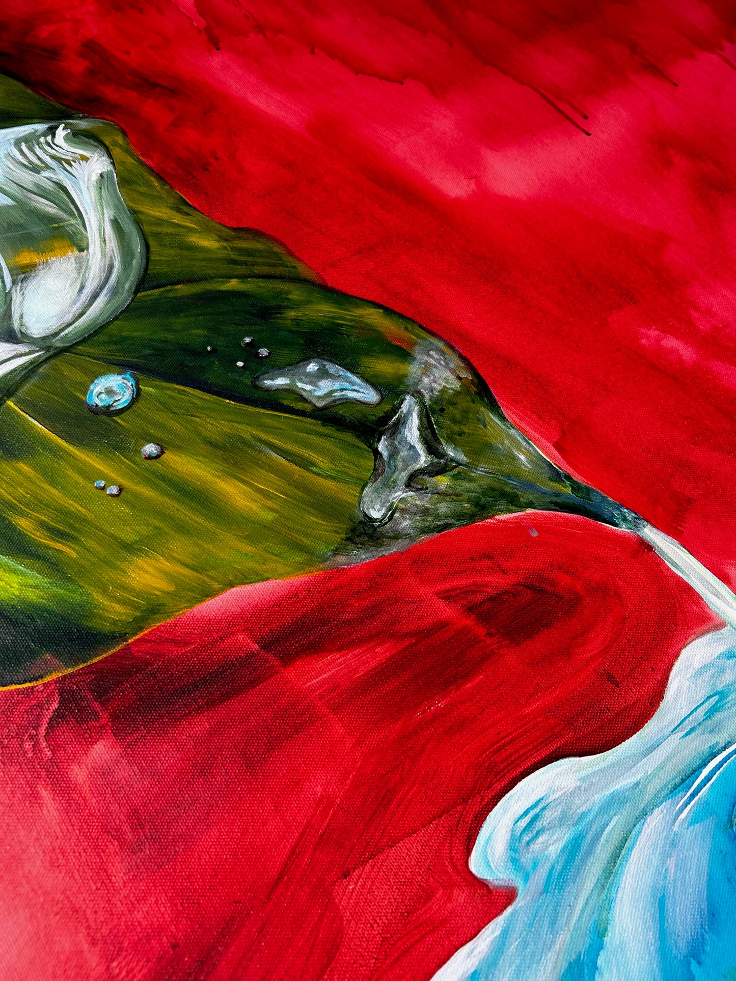 "A Trimming" Original Painting
