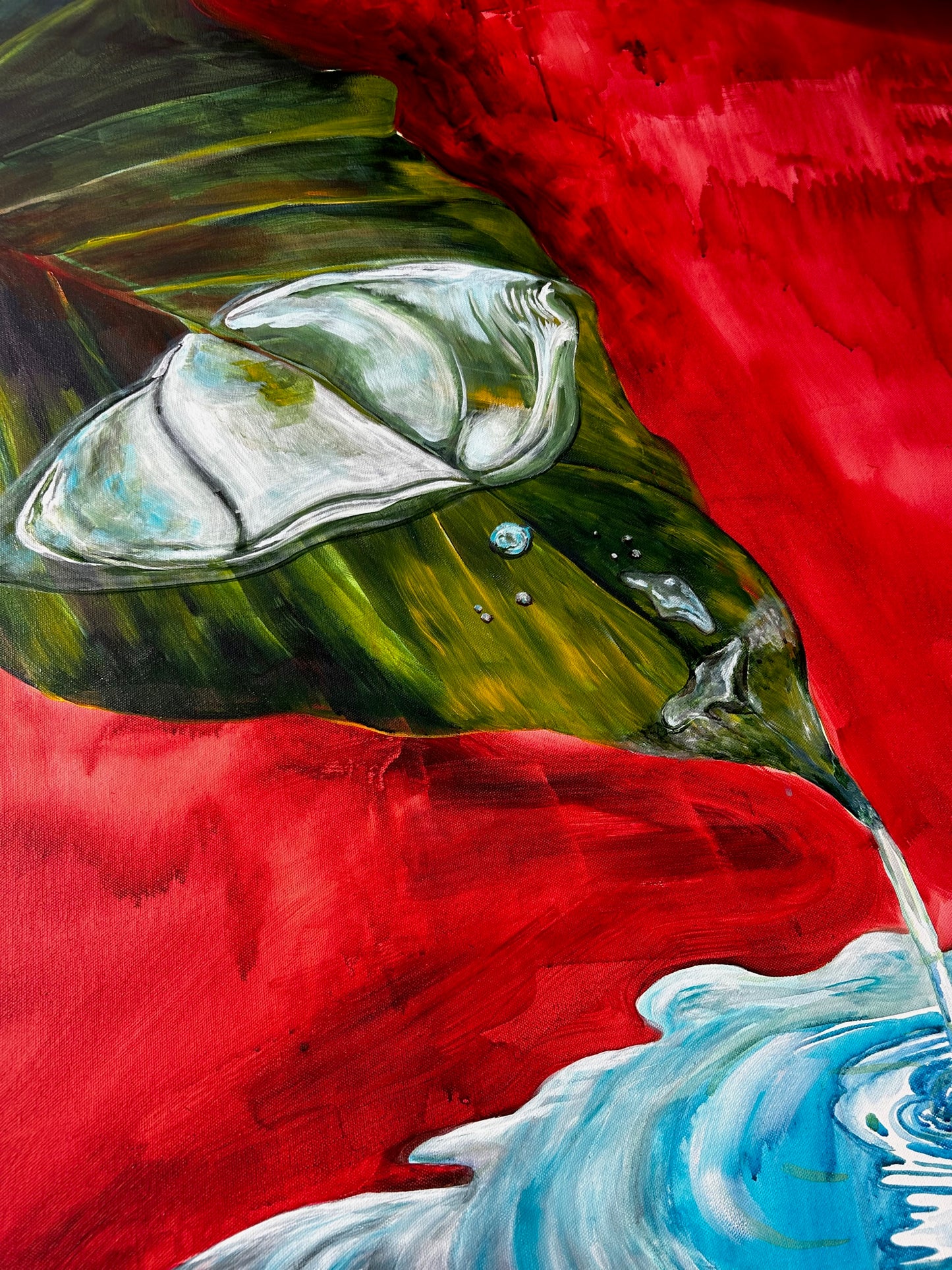 "A Trimming" Original Painting