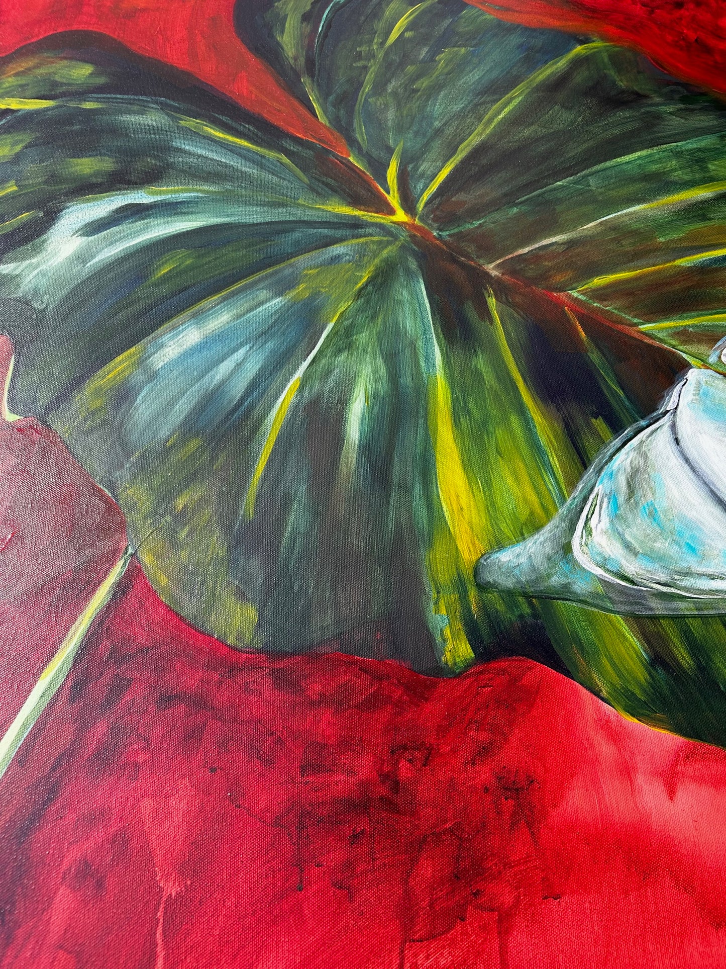 "A Trimming" Original Painting