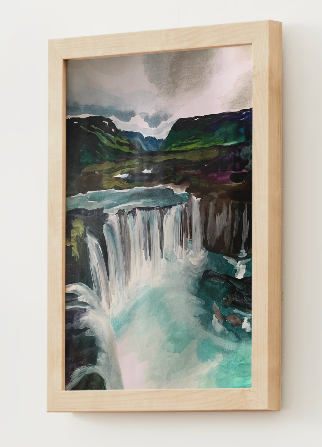 "Iceland" Watercolor Print