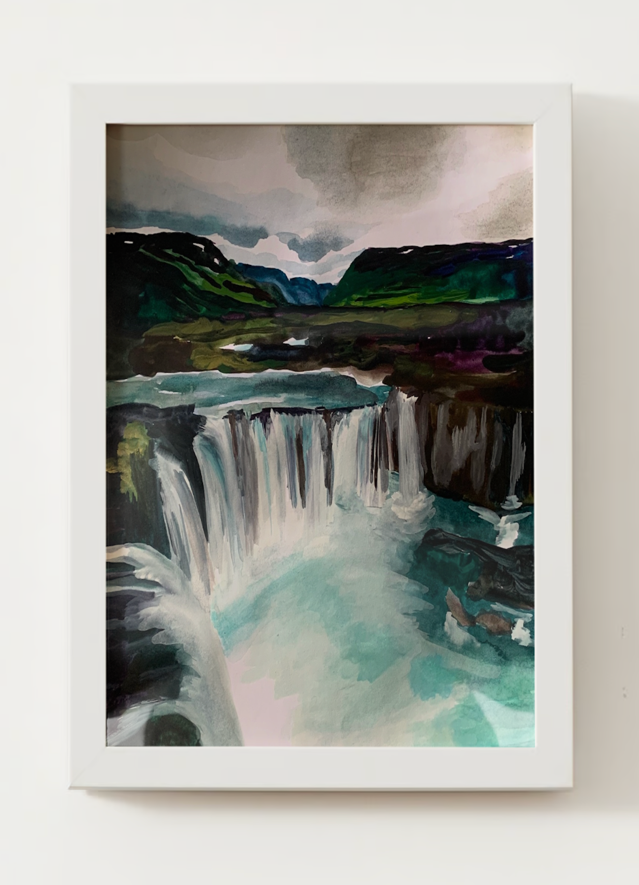 "Iceland" Watercolor Print
