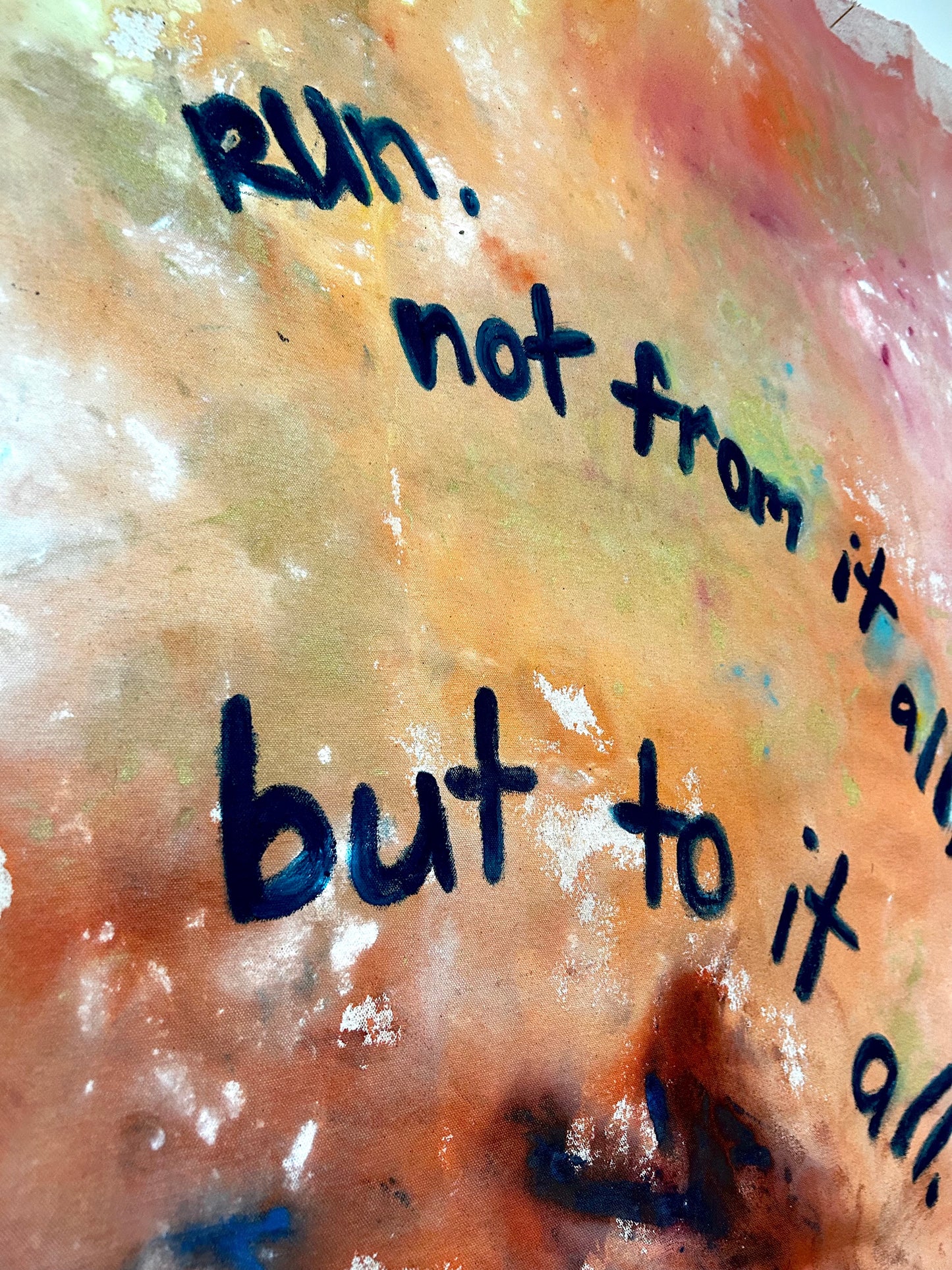 "Run" Original Painting