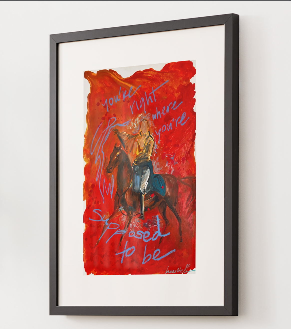 "Horse in the Park" Fine Art Print