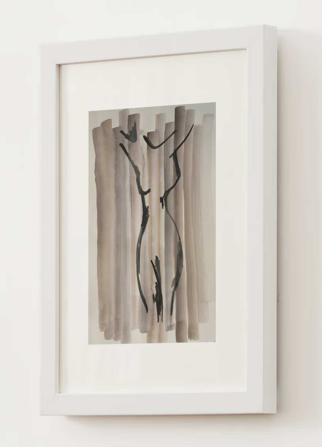 "Bare" Watercolor Print