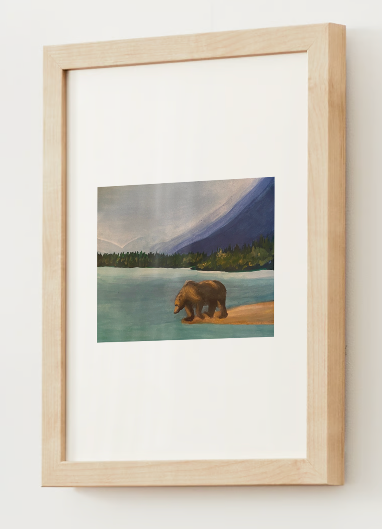 "Bear Mountains" Watercolor Print