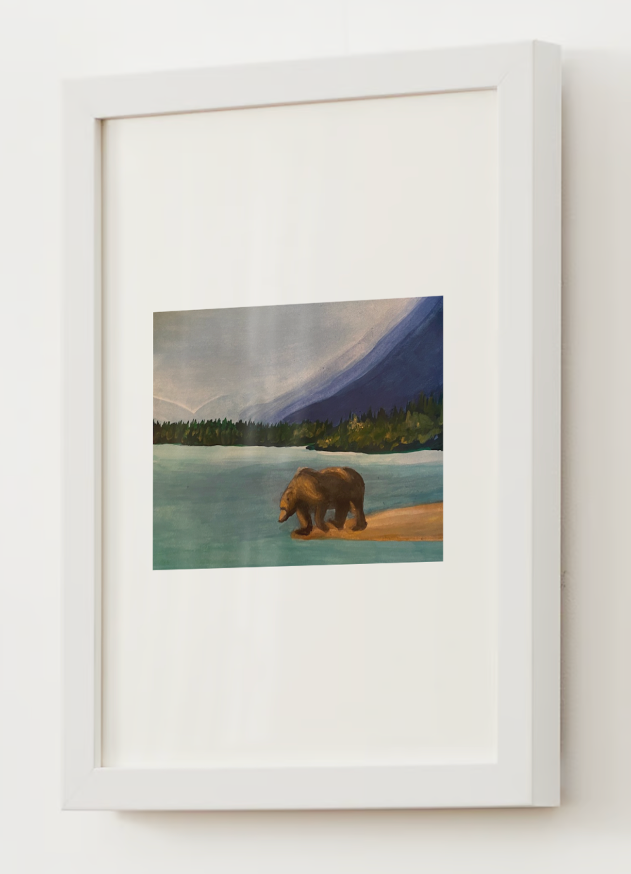 "Bear Mountains" Watercolor Print