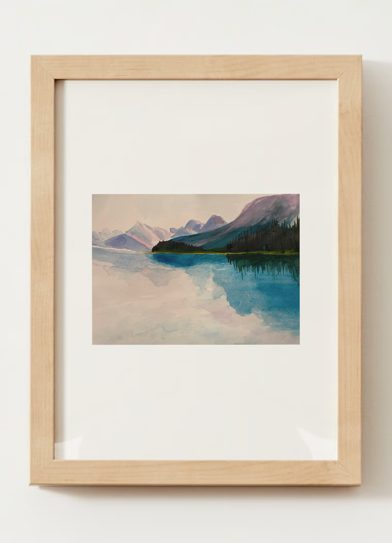 "Clear Canadian Waters" Watercolor Print