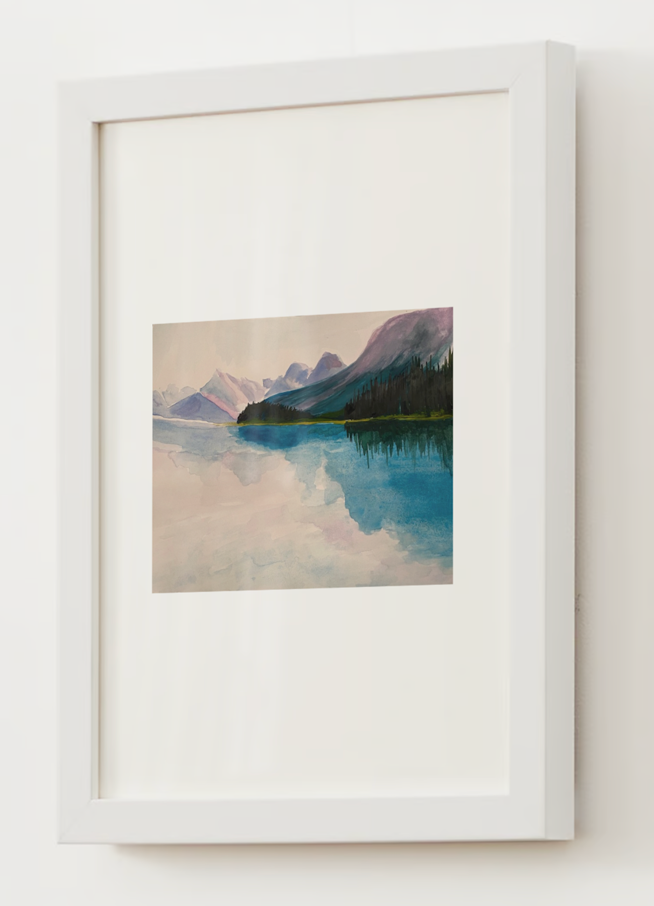 "Clear Canadian Waters" Watercolor Print
