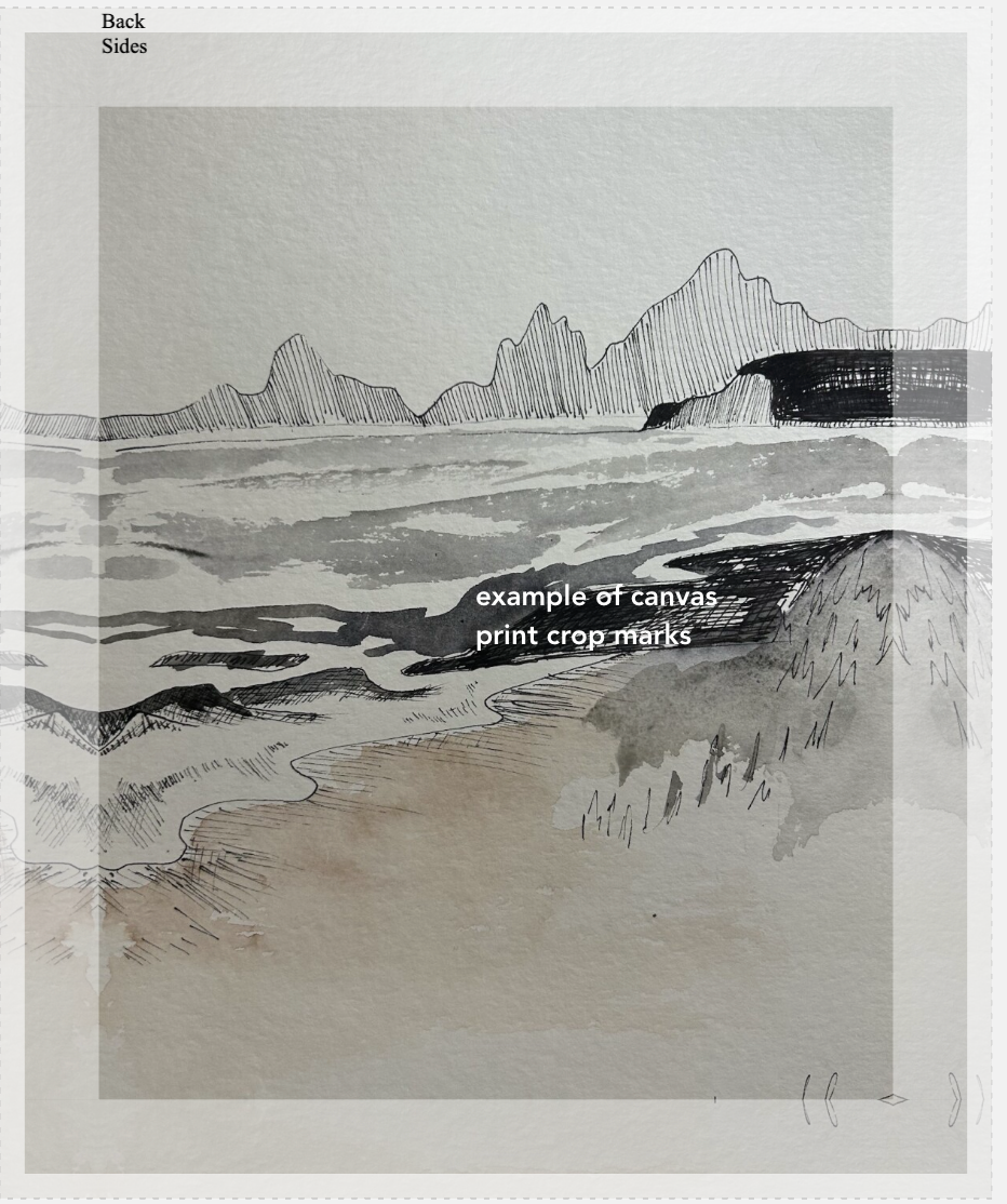 "Neutral Shoreline" Watercolor Print