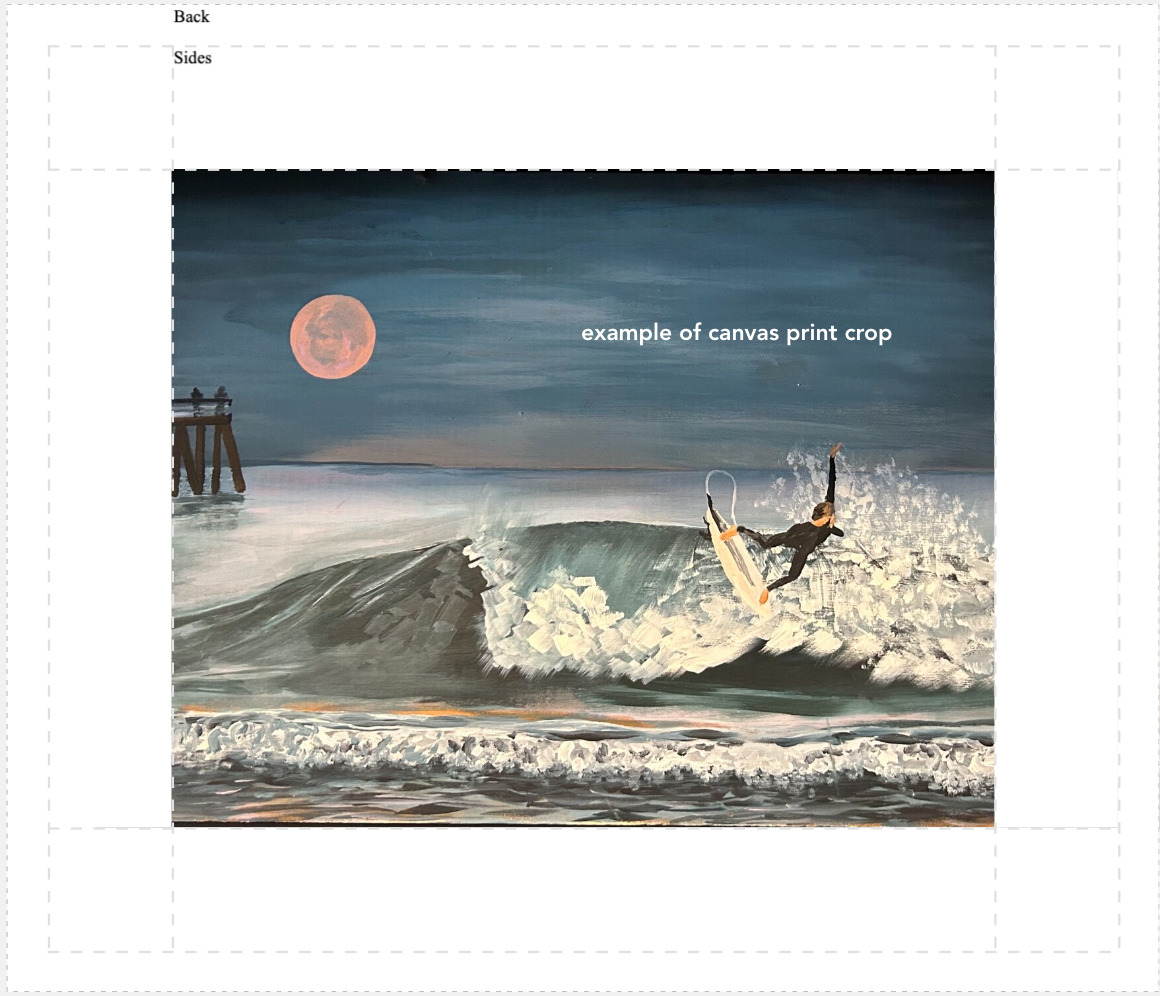 "Surfer at the Pier" Acrylic Print