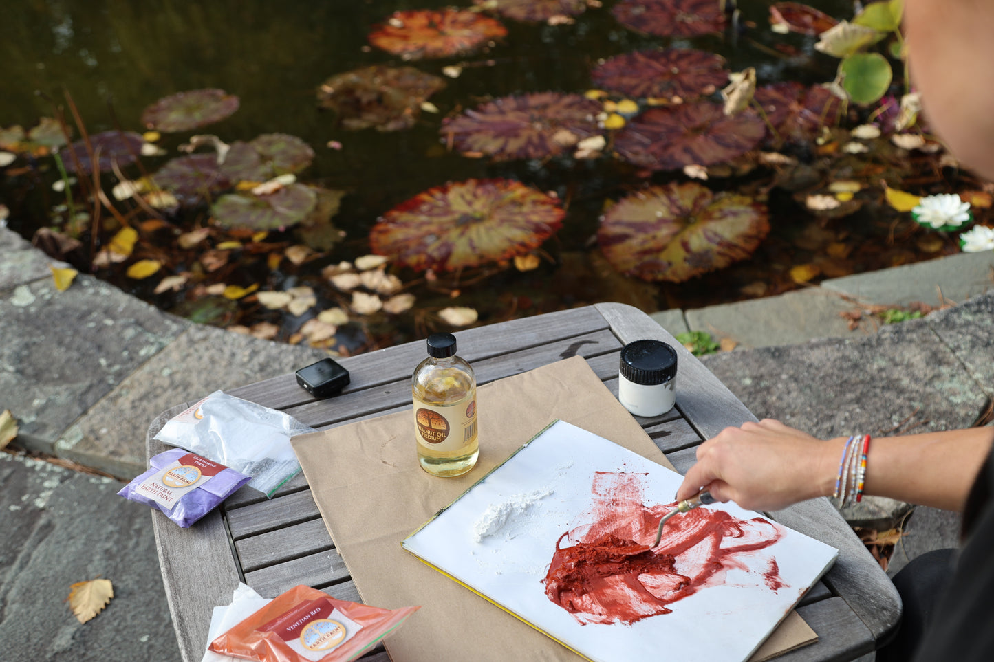 Lily pads: Original Oil Painting