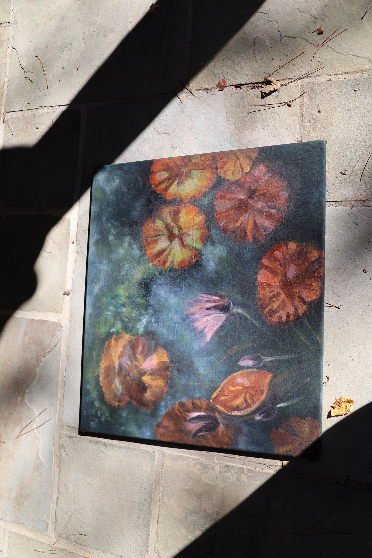 Lily pads: Original Oil Painting