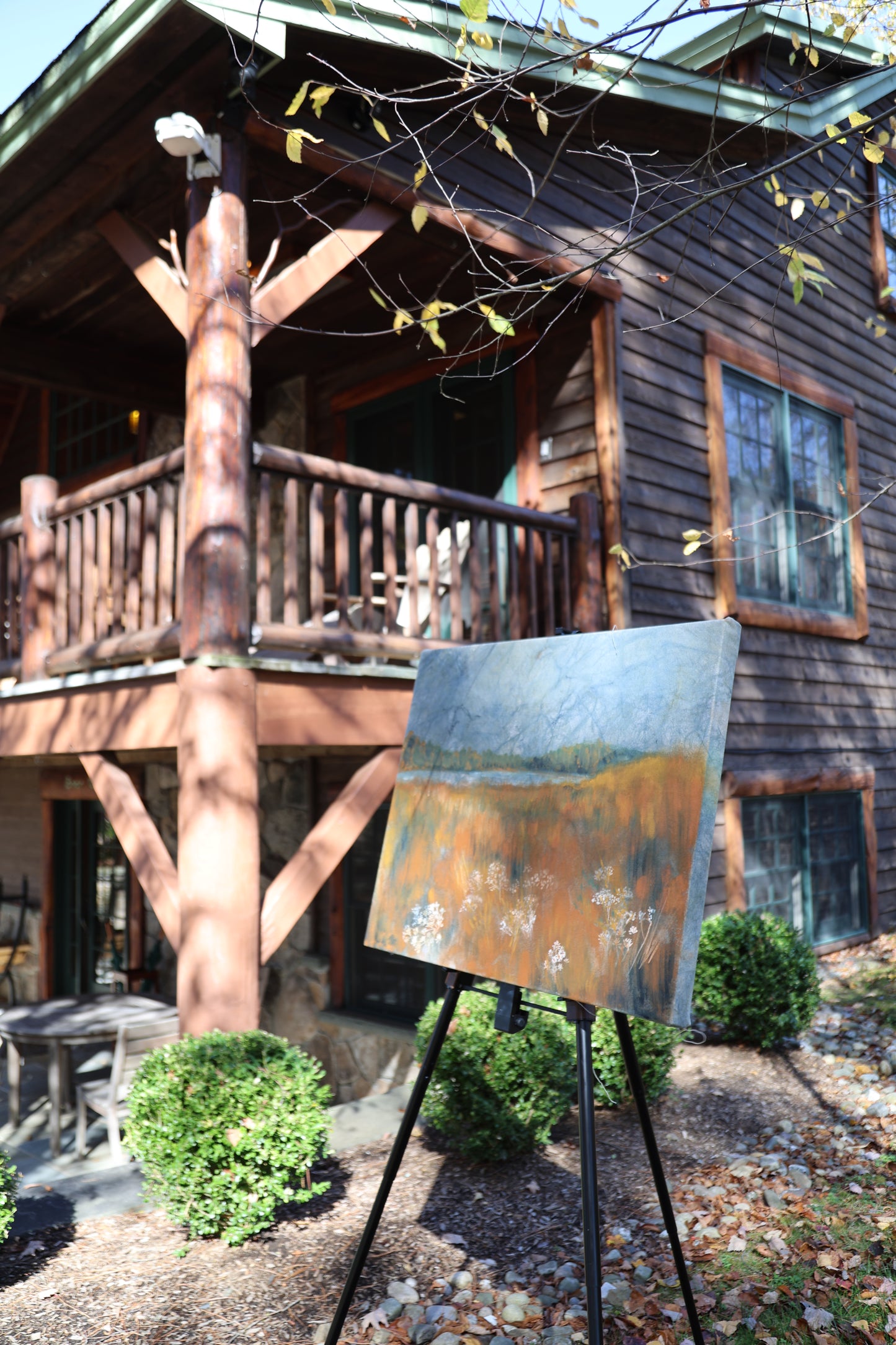 Golden Meadow: Original Oil Painting