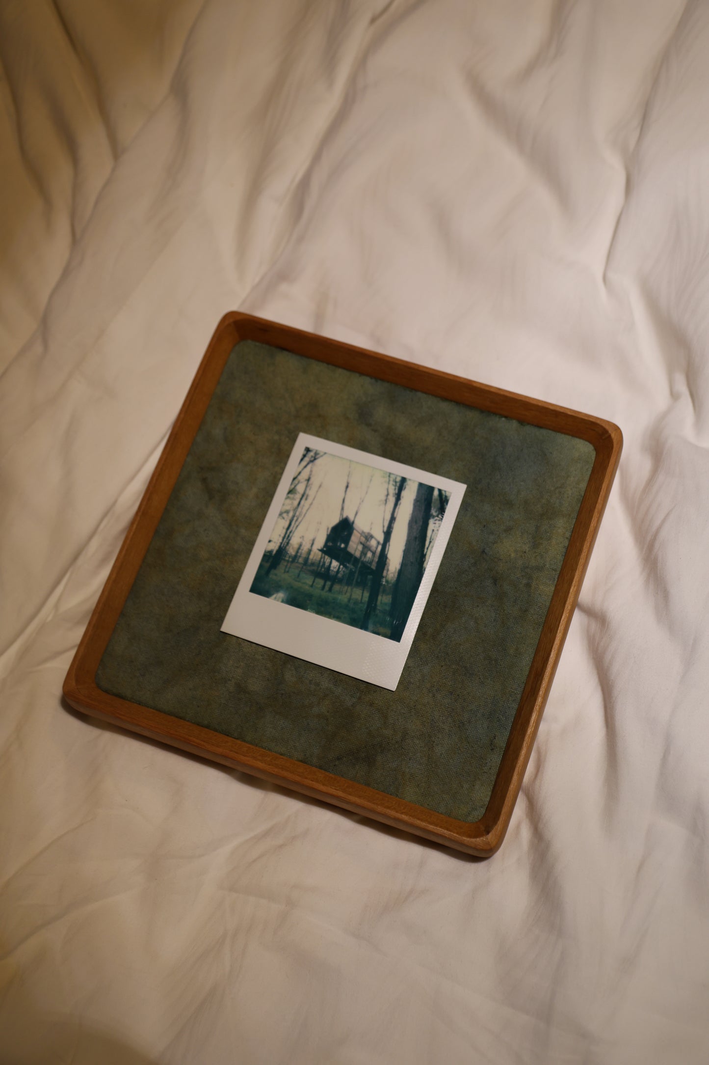 Polaroid 8x8" Teak Wood Frame: The Treehouse