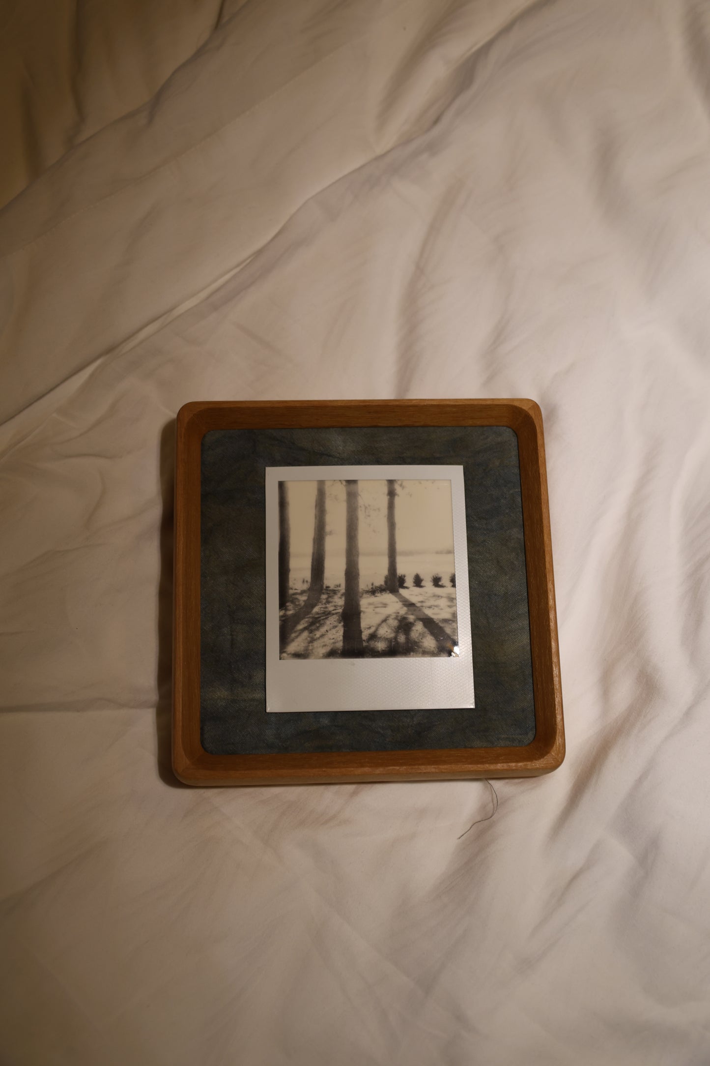 Polaroid 6x6" Teak Wood Frame: The Point