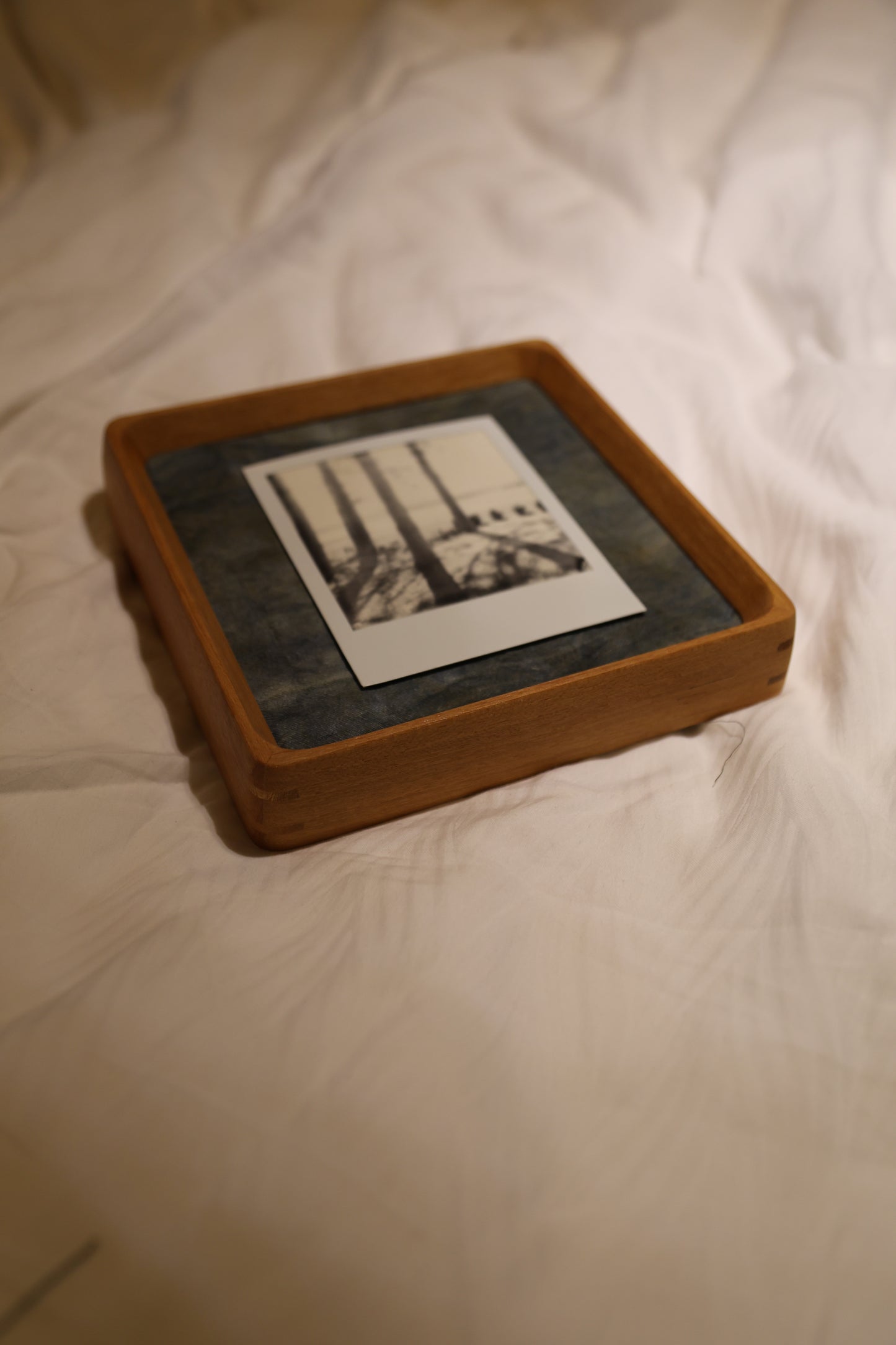 Polaroid 6x6" Teak Wood Frame: The Point