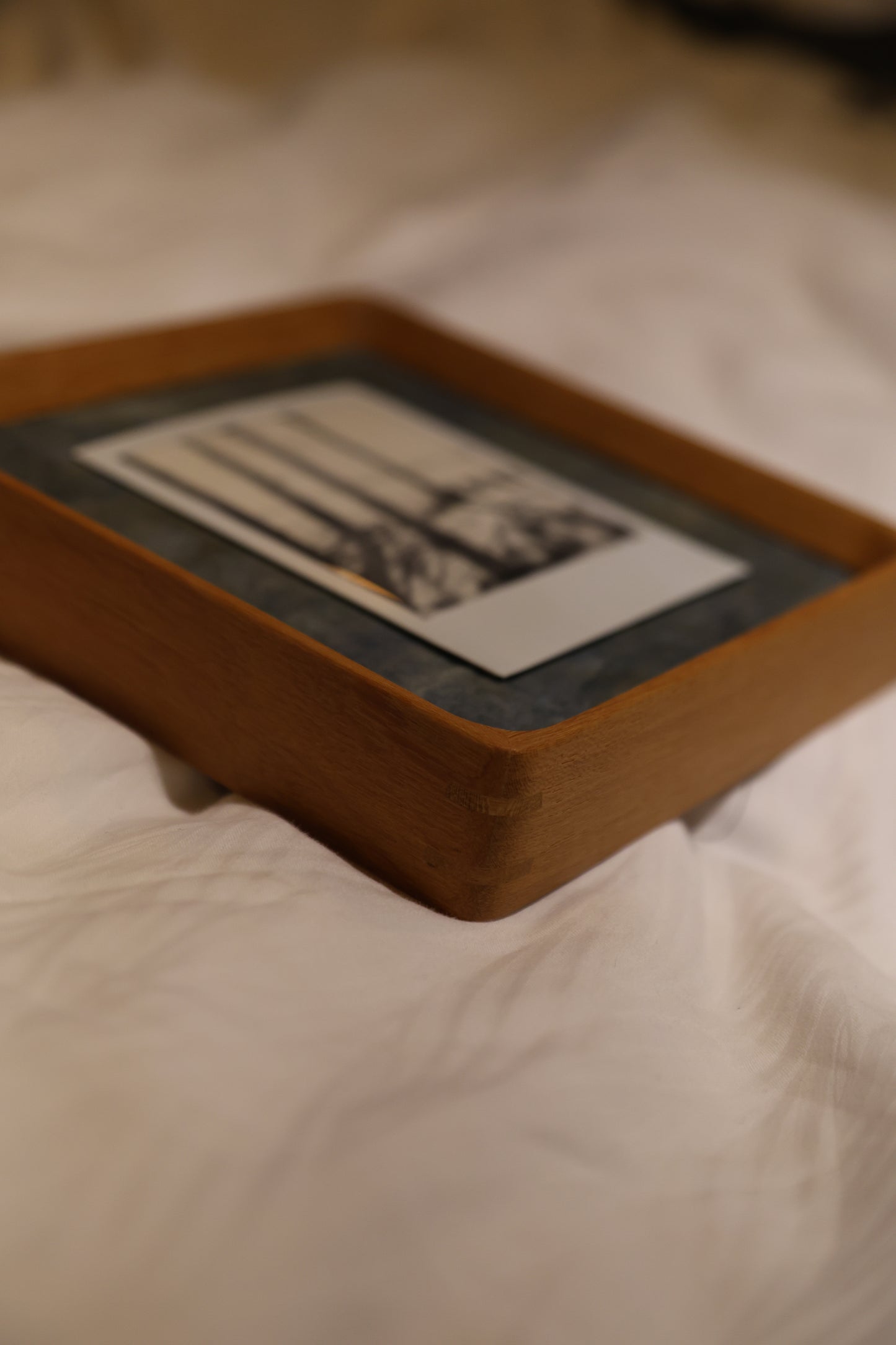 Polaroid 6x6" Teak Wood Frame: The Point