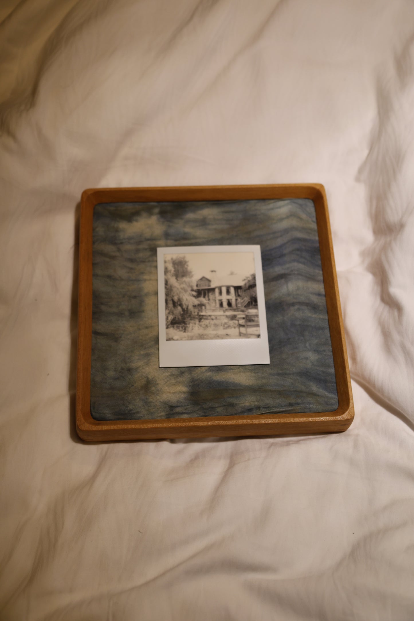 Polaroid 8x8" Teak Wood Frame: The Chatwal Lodge
