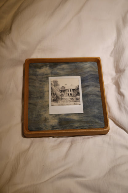 Polaroid 8x8" Teak Wood Frame: The Chatwal Lodge