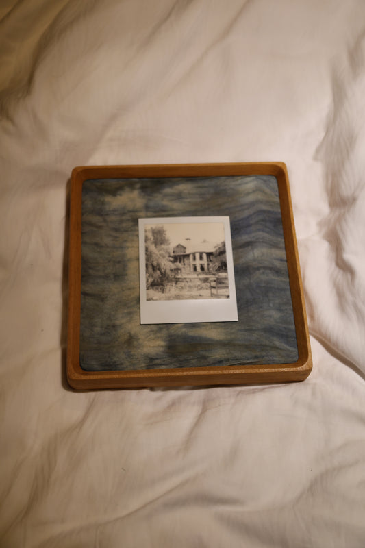 Polaroid 8x8" Teak Wood Frame: The Chatwal Lodge