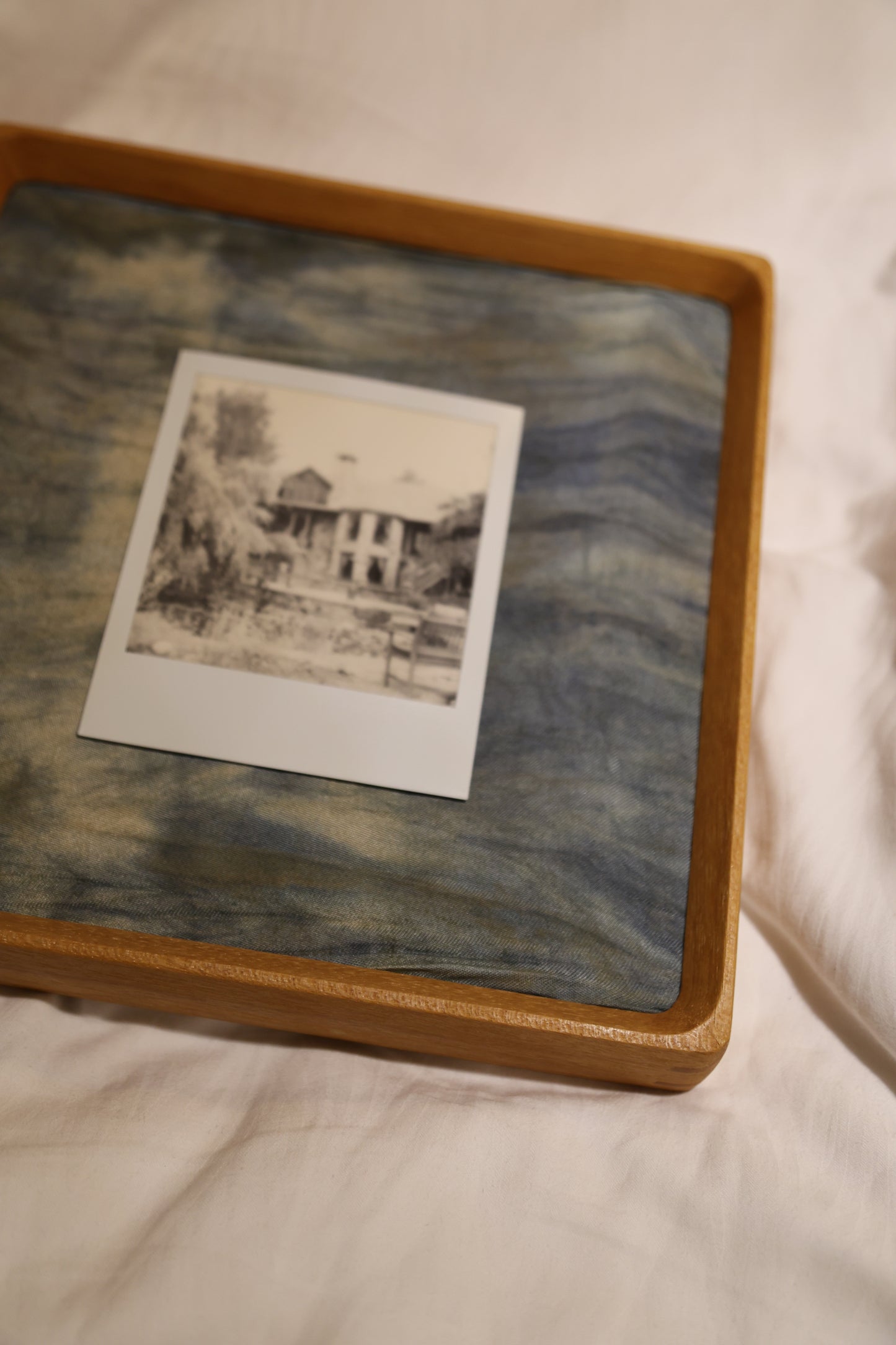 Polaroid 8x8" Teak Wood Frame: The Chatwal Lodge