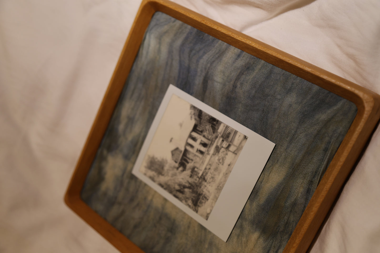 Polaroid 8x8" Teak Wood Frame: The Chatwal Lodge