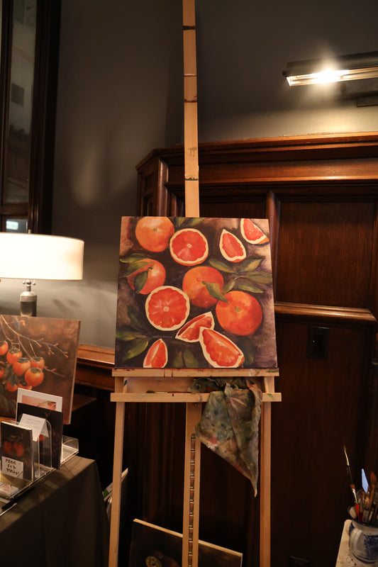 Grapefruit: Original Oil Painting
