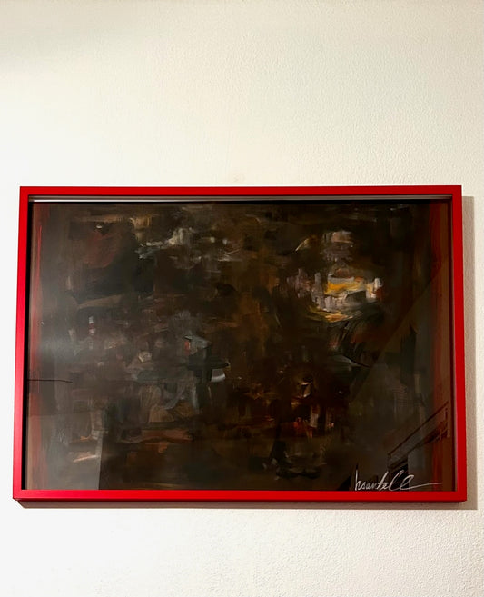 "Strawberry Moon" Original Painting