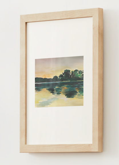 "The Lake" Watercolor Print