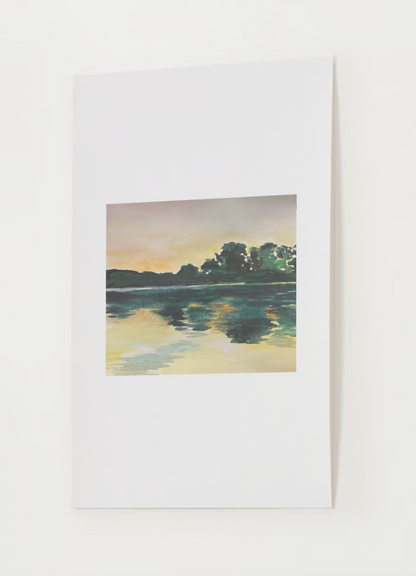 "The Lake" Watercolor Print