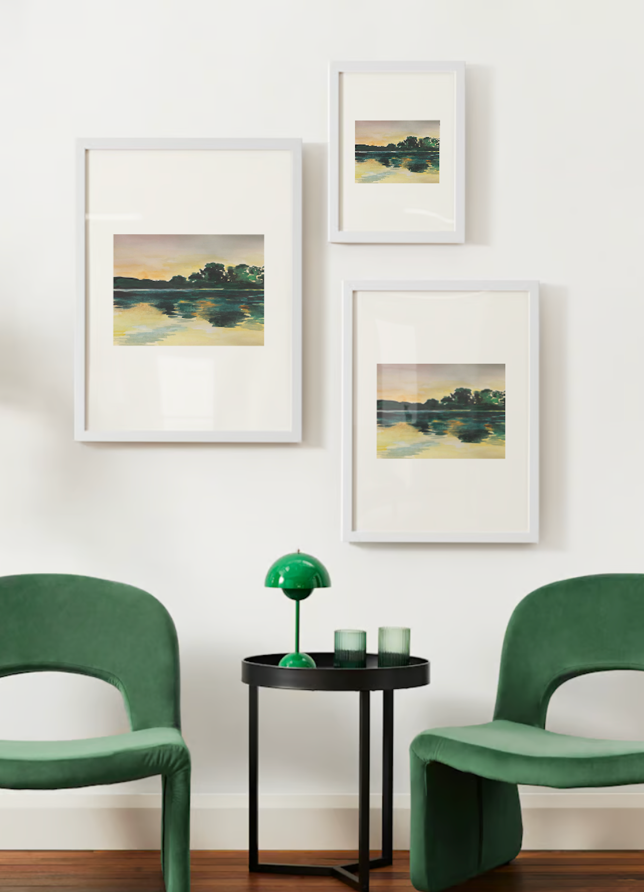 "The Lake" Watercolor Print