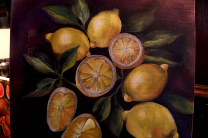Lemons: Original Oil Painting