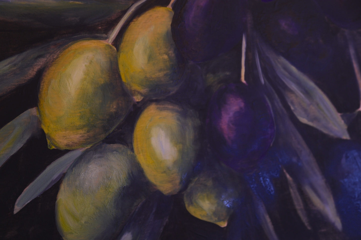 Olives: Original Oil Painting