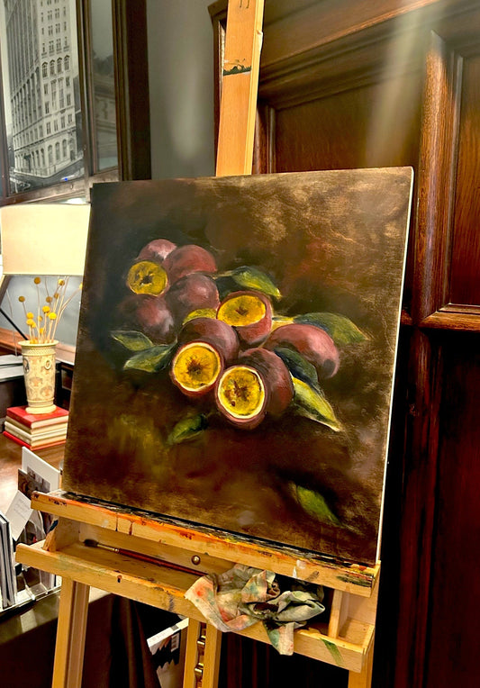 Passionfruit: Original Oil Painting