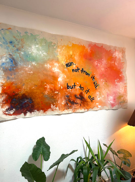 "Run" Original Painting
