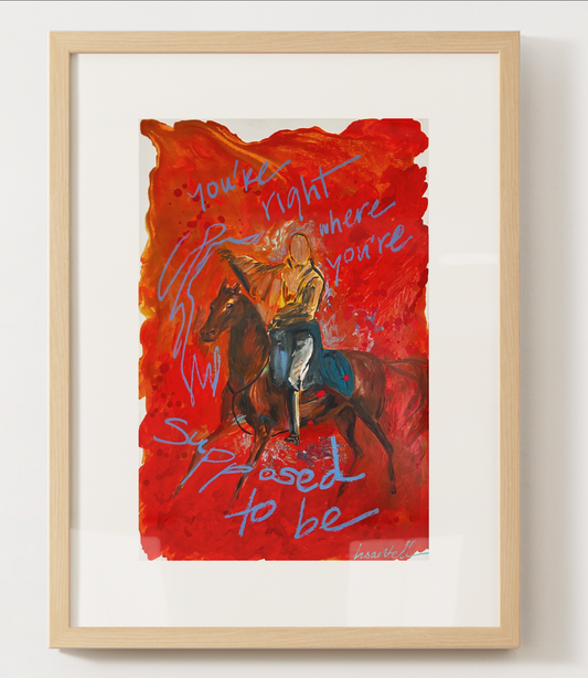 "Horse in the Park" Fine Art Print