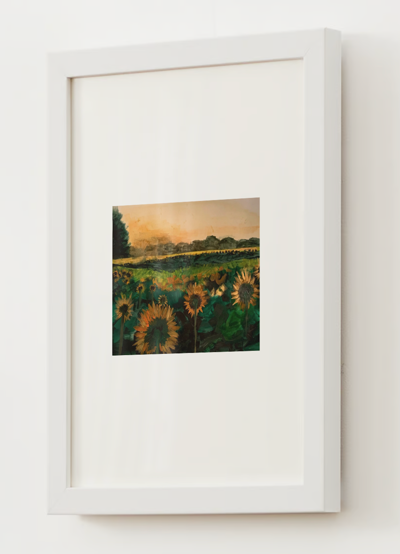 "Sunflower Meadow" Watercolor Print