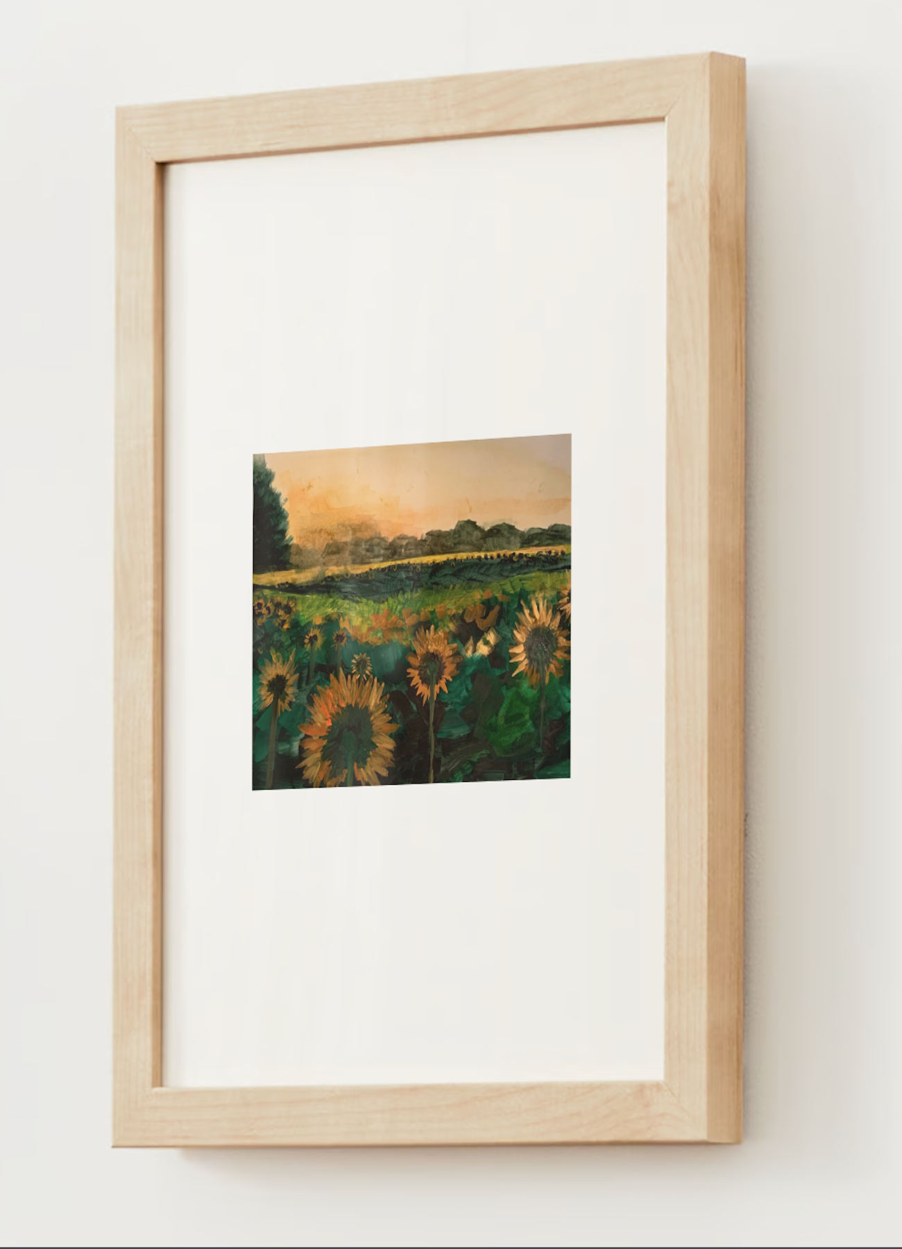 "Sunflower Meadow" Watercolor Print