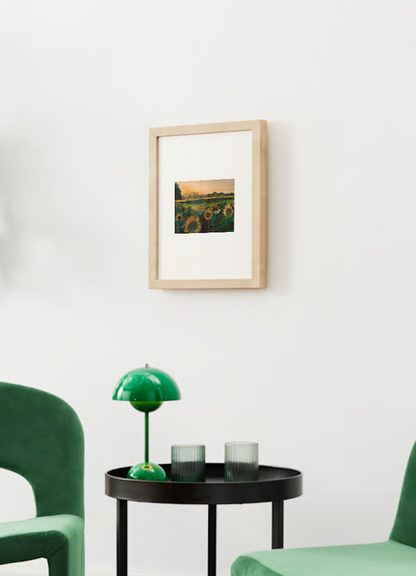 "Sunflower Meadow" Watercolor Print