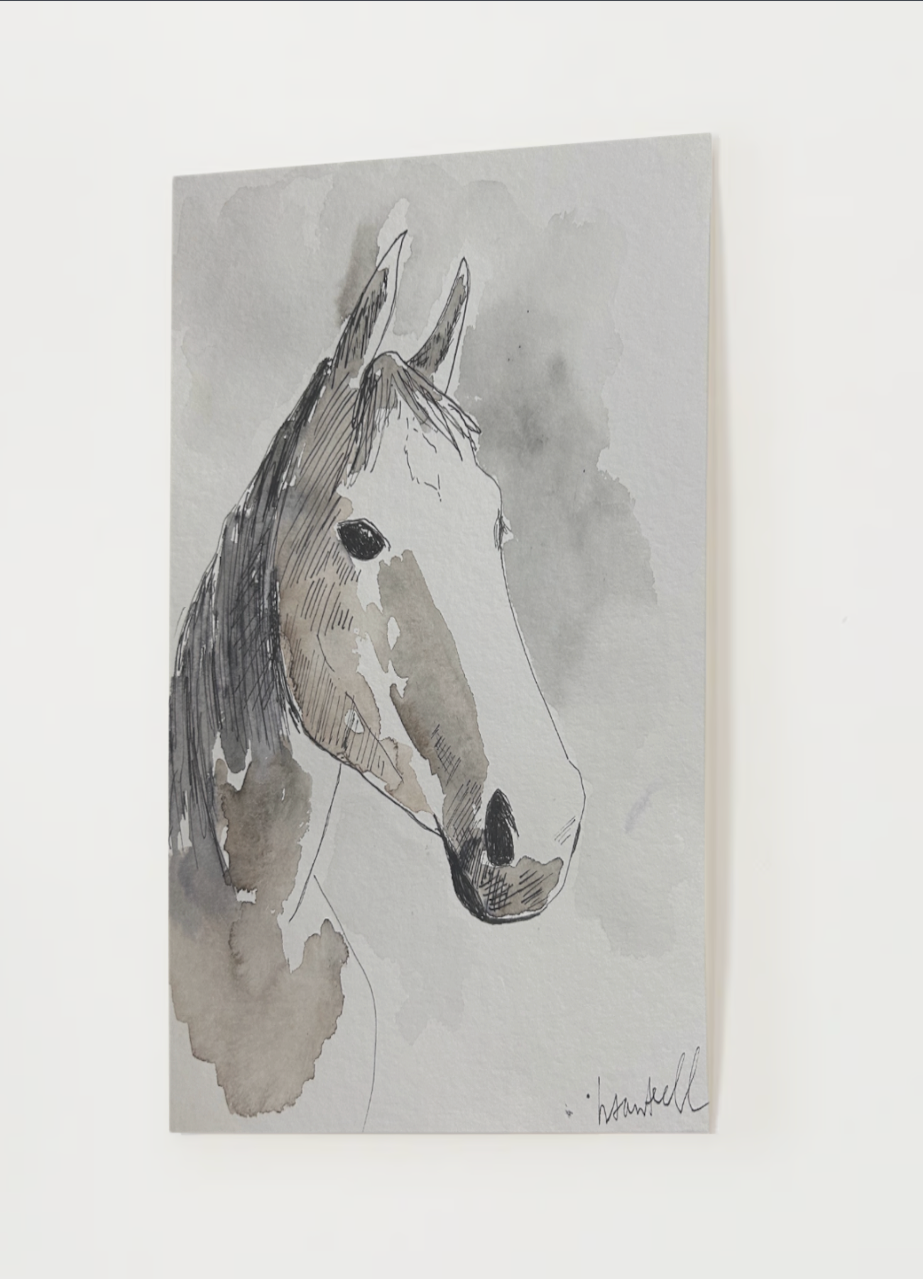 "The Horse" Watercolor Print