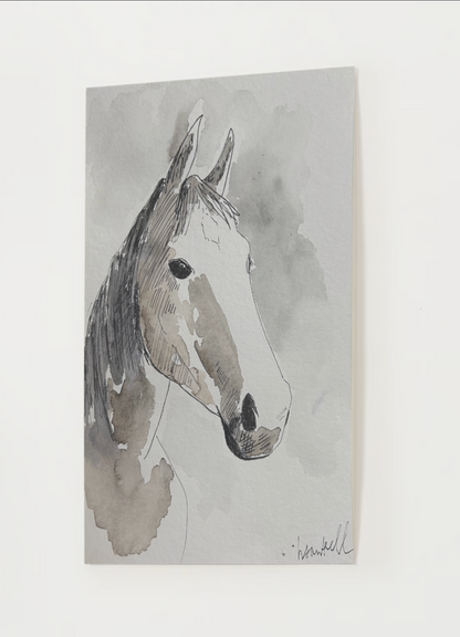 "The Horse" Watercolor Print