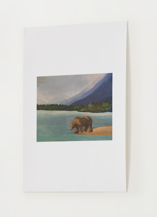 "Bear Mountains" Watercolor Print