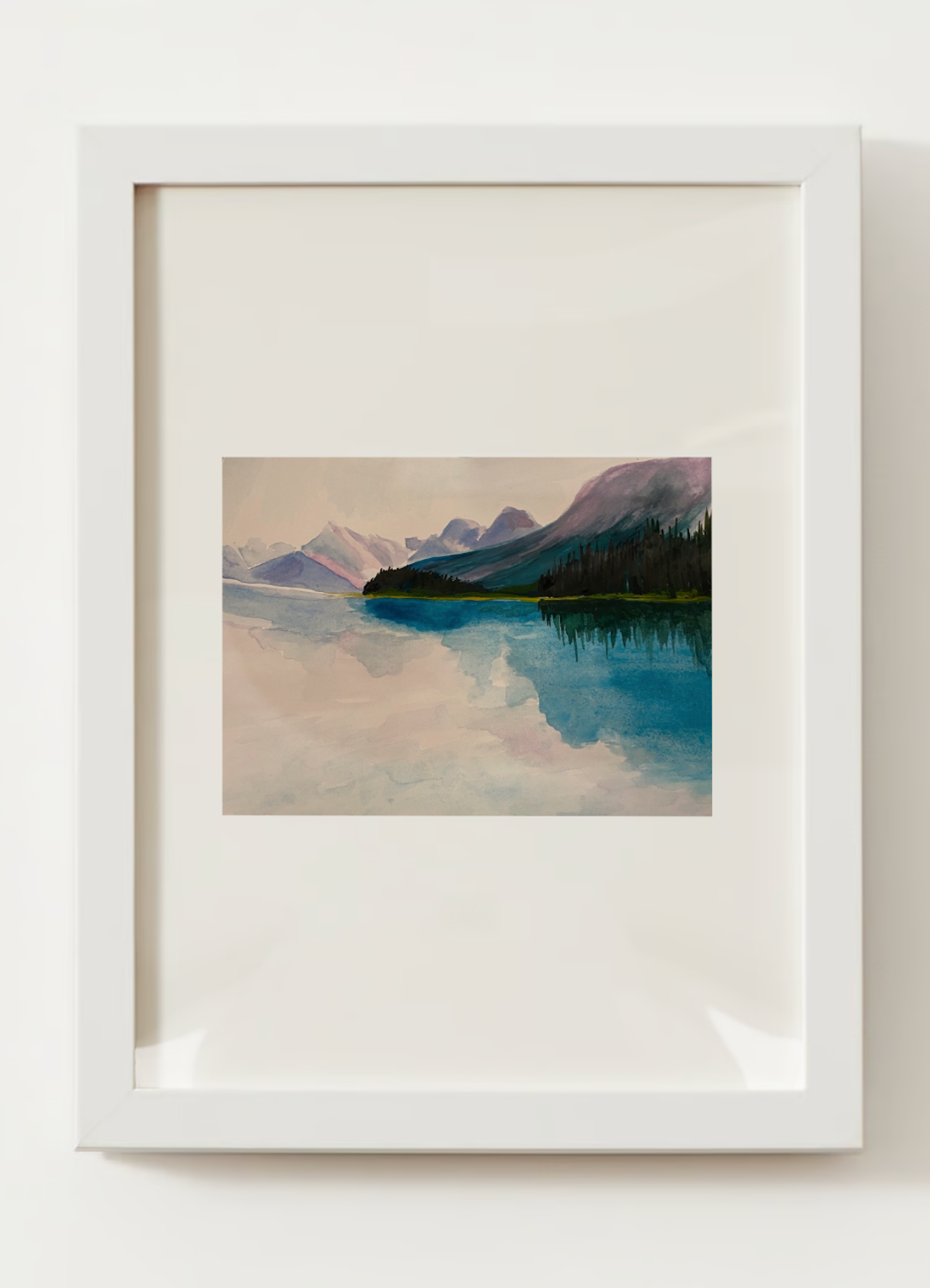 "Clear Canadian Waters" Watercolor Print