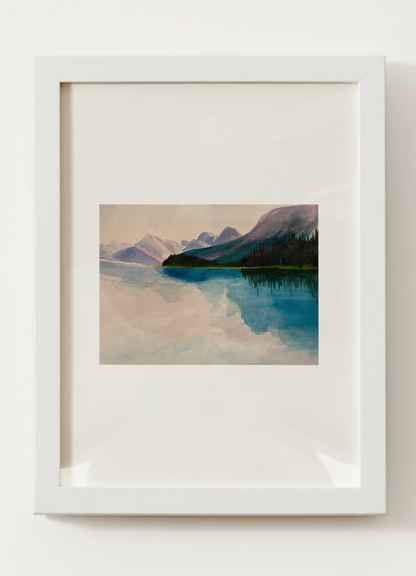 "Clear Canadian Waters" Watercolor Print