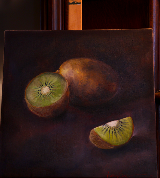 Kiwi: Original Oil Painting