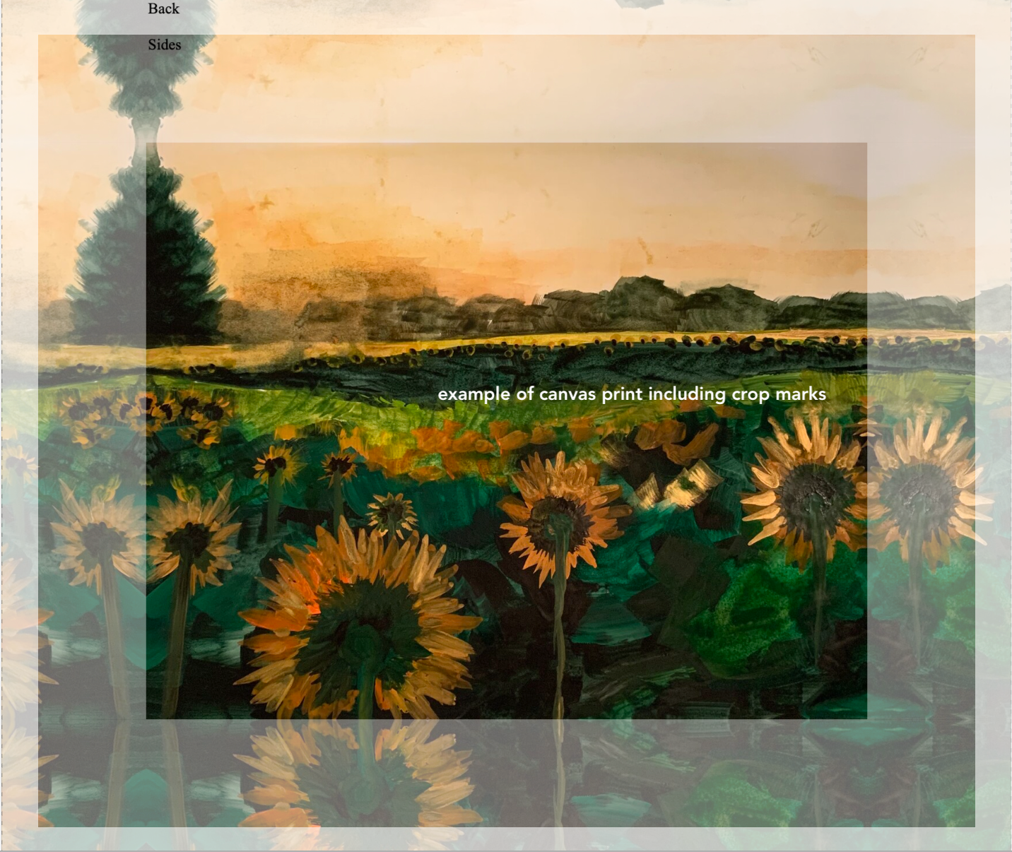 "Sunflower Meadow" Watercolor Print